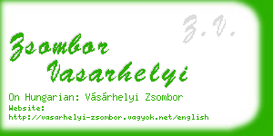 zsombor vasarhelyi business card
