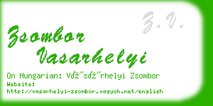 zsombor vasarhelyi business card